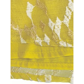 Elegant Floral Sequin Embroidered Long Sleeve Dress - Traditional Middle Eastern Style, Polyester Lined, All-Season Wear