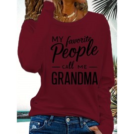 Women'S Long Sleeve Crew Neck T-Shirt with 