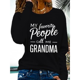 Women'S Long Sleeve Crew Neck T-Shirt with 