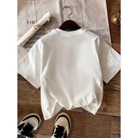 Customizable Women's T-Shirt with Personalized Text - Teacher Appreciation Gift, Fruit & Veggie Design, White, Short Sleeve, Machine Washable, Personalized Clothing | Custom Print Shirt | Durable Fabric, Custom T Shirt