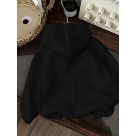 [Cozy Christian Faith Hoodie] 100% Polyester Cozy Women's Pink Christian Faith Hooded Sweatshirt with Psalm 91 Bible Verse Print | Machine-Washable Pullover for Casual Wear | Inspirational Religious Apparel for Fall/Winter Layering