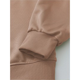 Women'S Tiana Graphic Sweatshirt - Green Casual Crew Neck with 