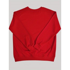 Women'S Plus Size Cartoon Squirrel Graphic Sweatshirt - Casual Long Sleeve Crew Neck, Machine Washable Polyester, Fall/Winter Sportswear with Funny Squirrel Applique Design