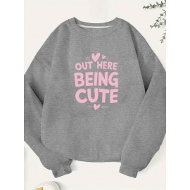 Teediy Out Here Being Cute Women'S Sweatshirt
